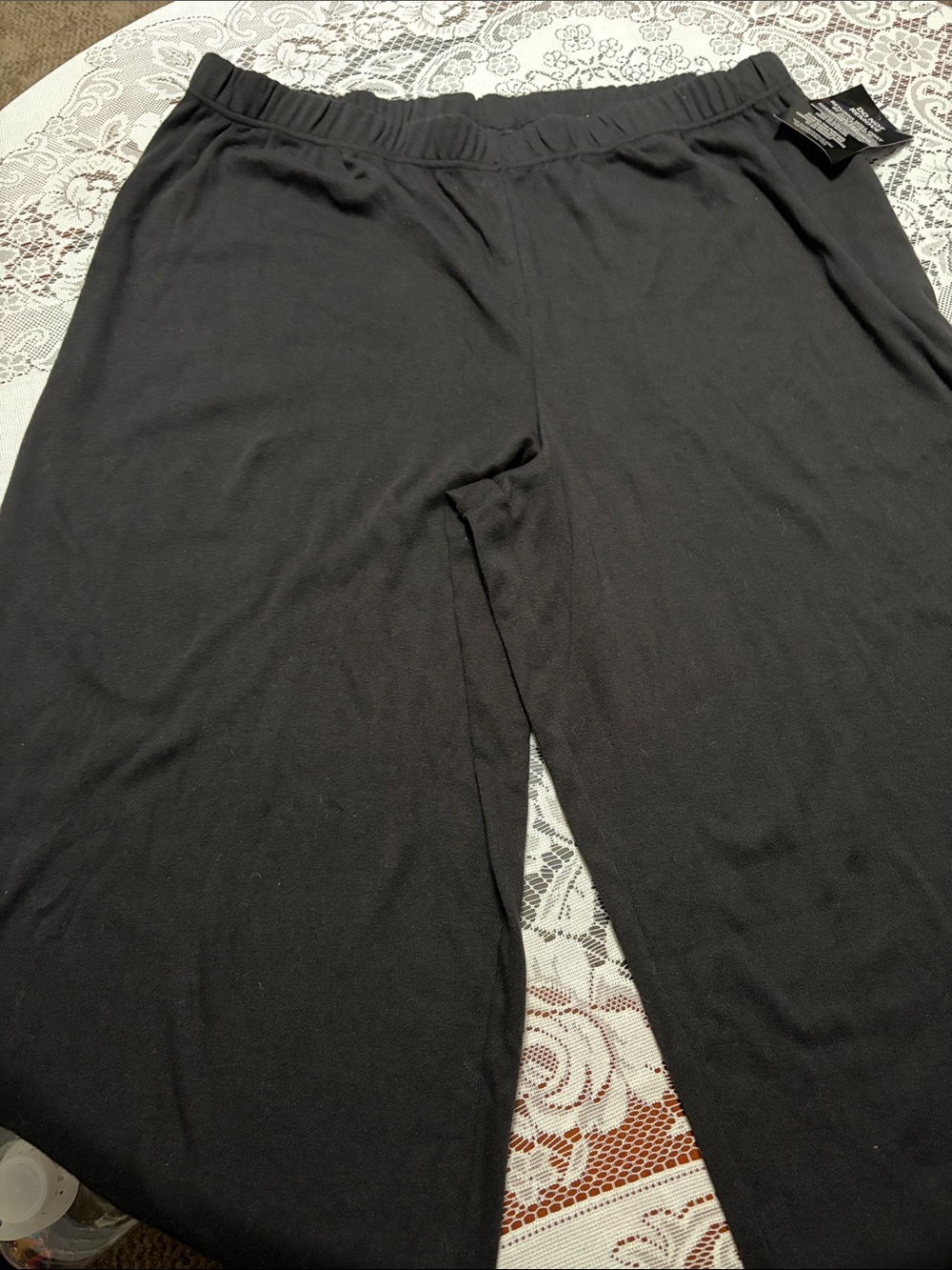 Black Women's Wide-Leg knit Pants size 22/24